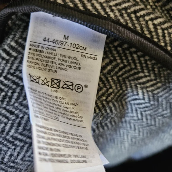 Grey Herringbone Men’s Wool CoatItalian Fabric by Mario Bellucci